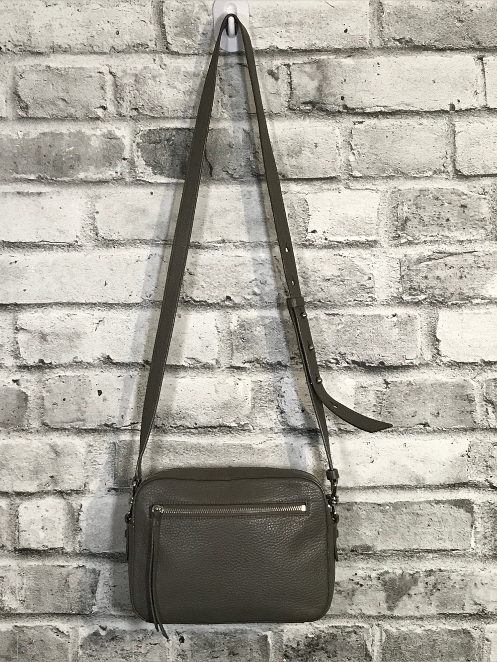 All Saints Leather Crossbody Bag  - Adjustable Strap
